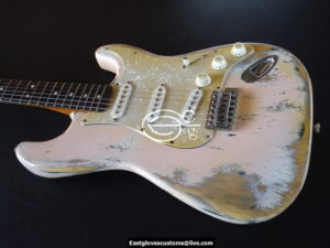 Fender Stratocaster Relic Shell Pink (SOLD) - Image 6