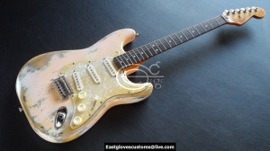Fender Stratocaster Relic Shell Pink (SOLD) - Image 8