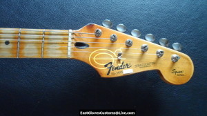 Fender Squier Series Stratocaster Shell Pink Relic (Vintage Tuners) (SOLD) - Image 12