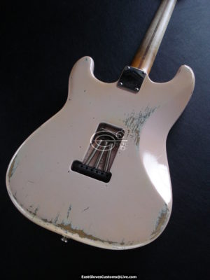 Fender Squier Series Stratocaster Shell Pink Relic (Vintage Tuners) (SOLD) - Image 5