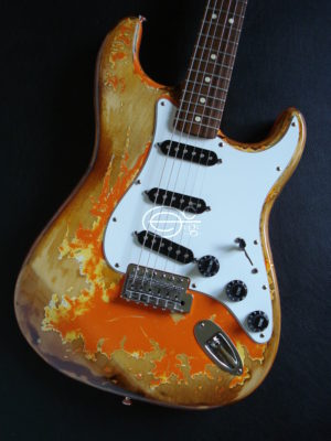 Fender Stratocaster Heavy Relic Orange (SOLD) - Image 4
