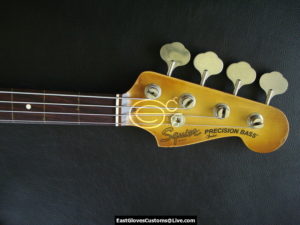 Fender Squier Precision Bass Fretless Dirty White Heavy Relic (Made in Japan) (SOLD) - Image 9