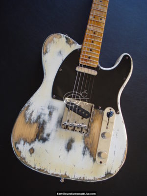 Fender Telecaster Heavy Relic White USA (SOLD) - Image 8