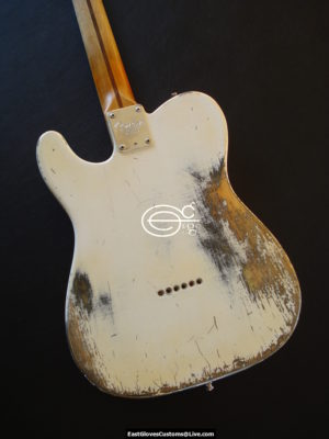 Fender Telecaster Heavy Relic White USA (SOLD) - Image 9