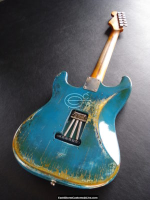 Fender Stratocaster Relic Teal Green Gold Edition (SOLD) - Image 9