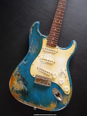Fender Stratocaster Relic Teal Green Gold Edition (SOLD) - Image 8