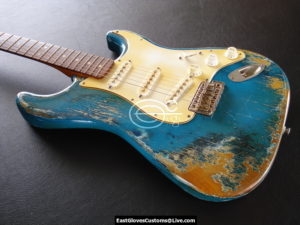 Fender Stratocaster Relic Teal Green Gold Edition (SOLD) - Image 6