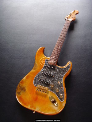 Fender Stratocaster Relic Gold Amber (SOLD) - Image 9