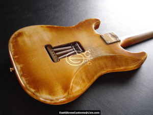 Fender Stratocaster Relic Gold Amber (SOLD) - Image 6