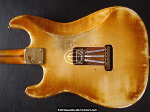Fender Stratocaster Relic Gold Amber (SOLD) - Image 4