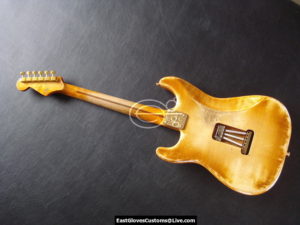 Fender Stratocaster Relic Gold Amber (SOLD) - Image 11