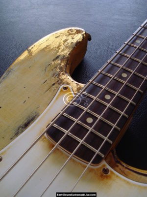 Fender Precision Bass Relic Vintage White Gold Edition (SOLD) - Image 4
