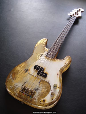 Fender Precision Bass Relic Vintage White Gold Edition (SOLD) - Image 9