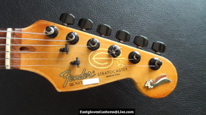 Fender Stratocaster Relic Black & Gold 40th Anniversary Gold Edition (SOLD) - Image 12