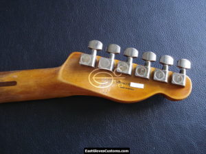 Fender Telecaster Heavy Relic White on Sunburst [Left Handed] (SOLD) - Image 11