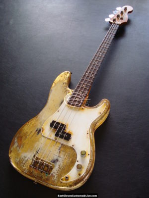 Fender Precision Bass Relic Vintage White Gold Edition (SOLD) - Image 11
