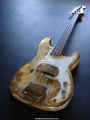 Fender Precision Bass Relic Vintage White Gold Edition (SOLD) - Image 10
