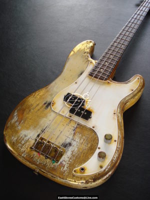 Fender Precision Bass Relic Vintage White Gold Edition (SOLD) - Image 5