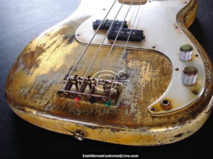 Fender Precision Bass Relic Vintage White Gold Edition (SOLD) - Image 3