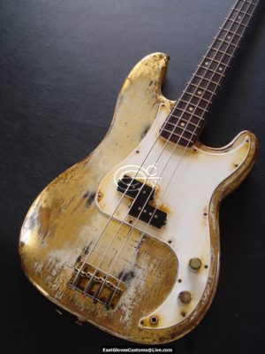 Fender Precision Bass Relic Vintage White Gold Edition (SOLD) - Image 7