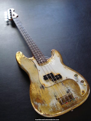 Fender Precision Bass Relic Vintage White Gold Edition (SOLD) - Image 8