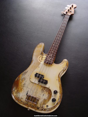 Fender Precision Bass Relic Vintage White Gold Edition (SOLD) - Image 11