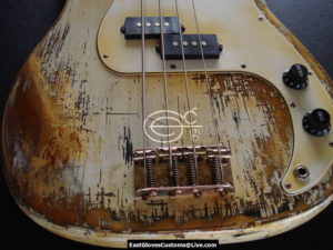 Fender Precision Bass Relic Vintage White Gold Edition (SOLD) - Image 4