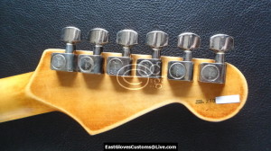 Fender Stratocaster Heavy Relic Vintage White Made in USA Gold Edition [Lefty Handed] (SOLD) - Image 13