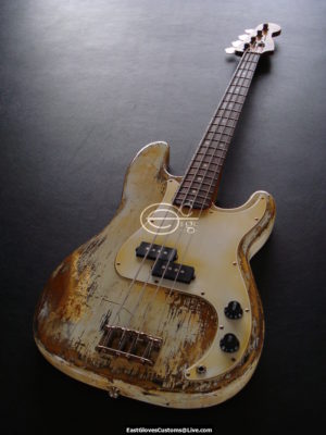 Fender Precision Bass Relic Vintage White Gold Edition (SOLD) - Image 6