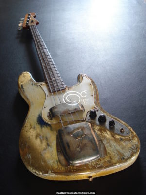 Fender Jazz Bass Relic Vintage White Gold Edition (SOLD) - Image 3