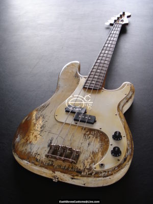 Fender Precision Bass Relic Vintage White Gold Edition (SOLD) - Image 2