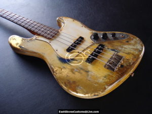 Fender Jazz Bass Relic Vintage White Gold Edition (SOLD) - Image 9