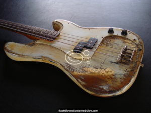 Fender Precision Bass Relic Vintage White Gold Edition (SOLD) - Image 7