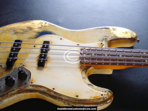 Fender Jazz Bass Relic Vintage White Gold Edition (SOLD) - Image 6