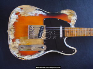 Fender Telecaster Heavy Relic Sunburst Gold Edition (SOLD) - Image 4