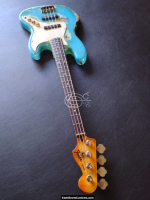 Fender Jazz Bass Relic Ocean Blue (SOLD) - Image 10