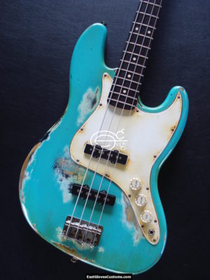 Fender Jazz Bass Relic Ocean Blue (SOLD) - Image 5