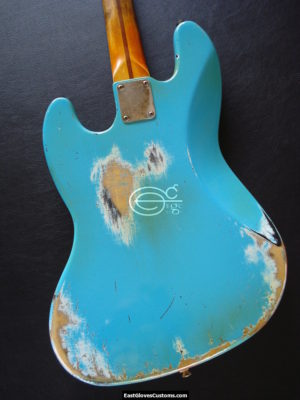 Fender Jazz Bass Relic Ocean Blue (SOLD) - Image 6