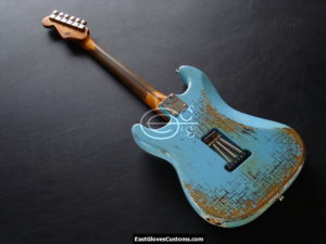 Fender Stratocaster Heavy Relic Daphne Blue (SOLD) - Image 10