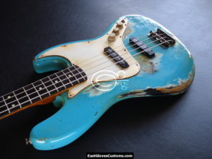 Fender Jazz Bass Relic Ocean Blue (SOLD) - Image 7