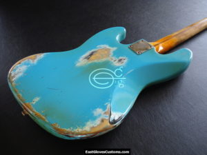 Fender Jazz Bass Relic Ocean Blue (SOLD) - Image 8