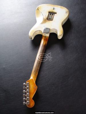 Fender Squier Series Stratocaster Heavy Relic Vintage White (SOLD) - Image 11