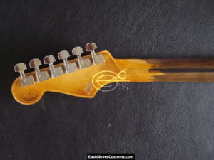 Fender Stratocaster Special Edition Heavy Relic Black on Cherryburst (SOLD) - Image 13