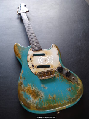 1964 Fender Duo Sonic II Made in USA Heavy Relic Blue (SOLD)