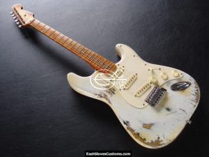 Fender Squier Series Stratocaster Heavy Relic Vintage White (SOLD) - Image 5