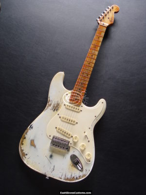 Fender Squier Series Stratocaster Heavy Relic Vintage White (SOLD) - Image 8