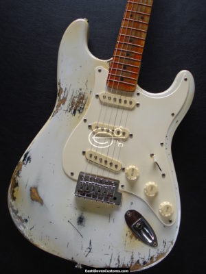 Fender Squier Series Stratocaster Heavy Relic Vintage White (SOLD) - Image 6