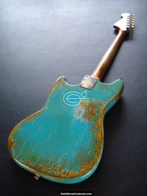 1964 Fender Duo Sonic II Made in USA Heavy Relic Blue (SOLD) - Image 7