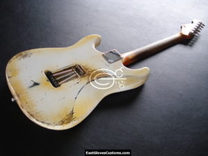 Fender Squier Series Stratocaster Heavy Relic Vintage White (SOLD) - Image 9