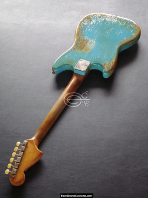 1964 Fender Duo Sonic II Made in USA Heavy Relic Blue (SOLD) - Image 9